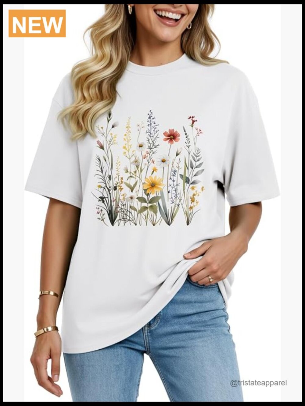 Oversized Graphic Tee Tunic Top Short Sleeve Crewneck Loose Fit Casual